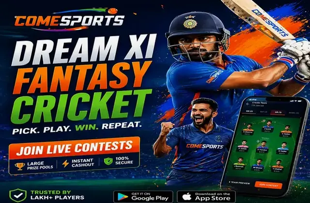 Come (come) fantasy cricket & matchday visual 1